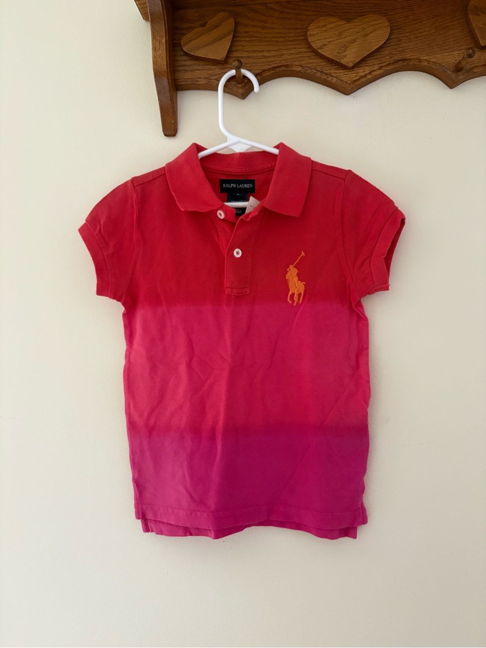 NWT Vintage Y2K Polo Ralph Lauren Ombré Shirt Size 5